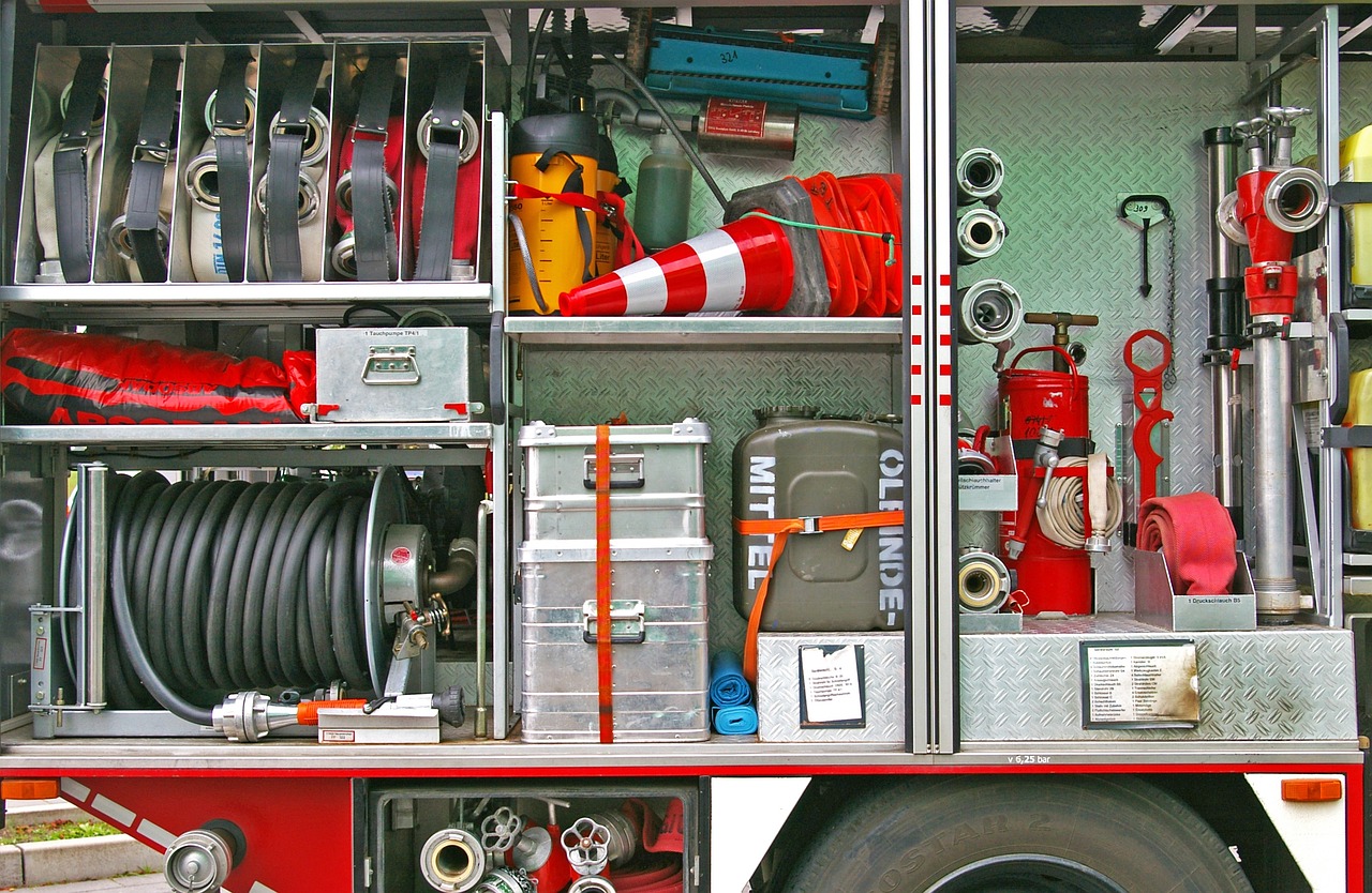 Fire Fighters Gear Truck