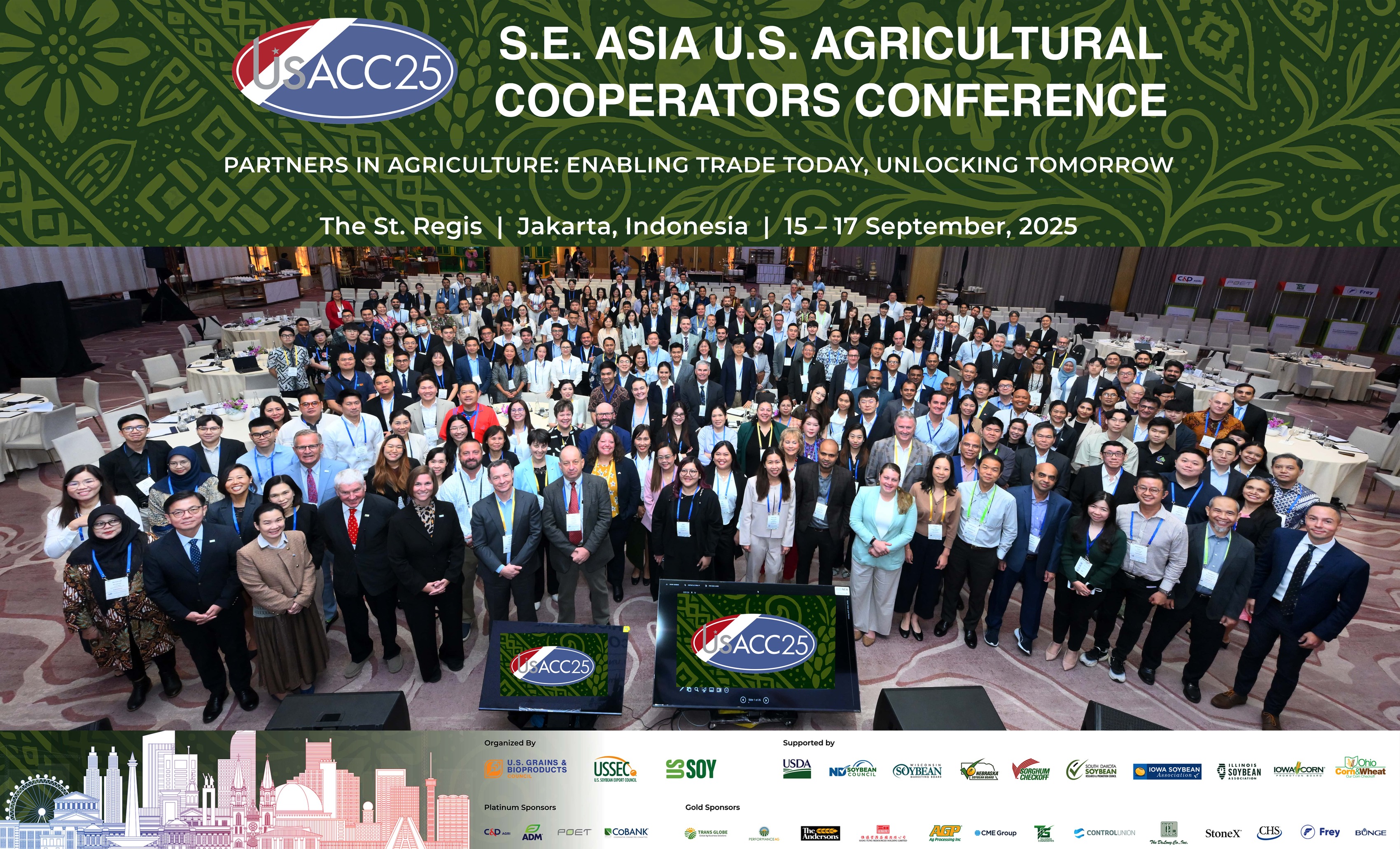 The U.S. Grains & BioProducts Council (USGBC) recently jointly held the Southeast Asia U.S. Agricultural Cooperators Conference in Jakarta, Indonesia, an annual event strengthening trade relations in the region.