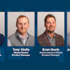 Four Marine company product managers in professional business attire