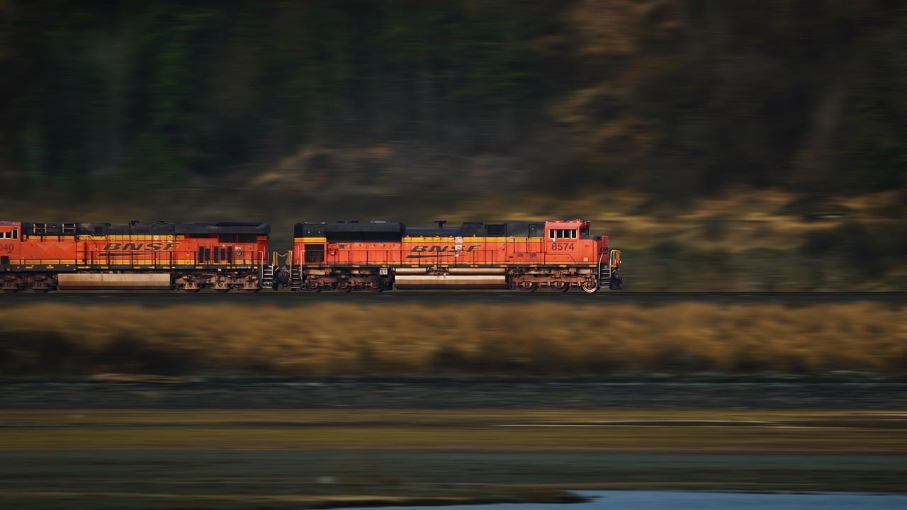 Bnsf Train Moving Pixabay