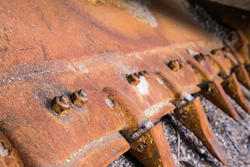 Bulldozer Bucker Close Up