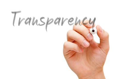 Hand Writing Word Transparency