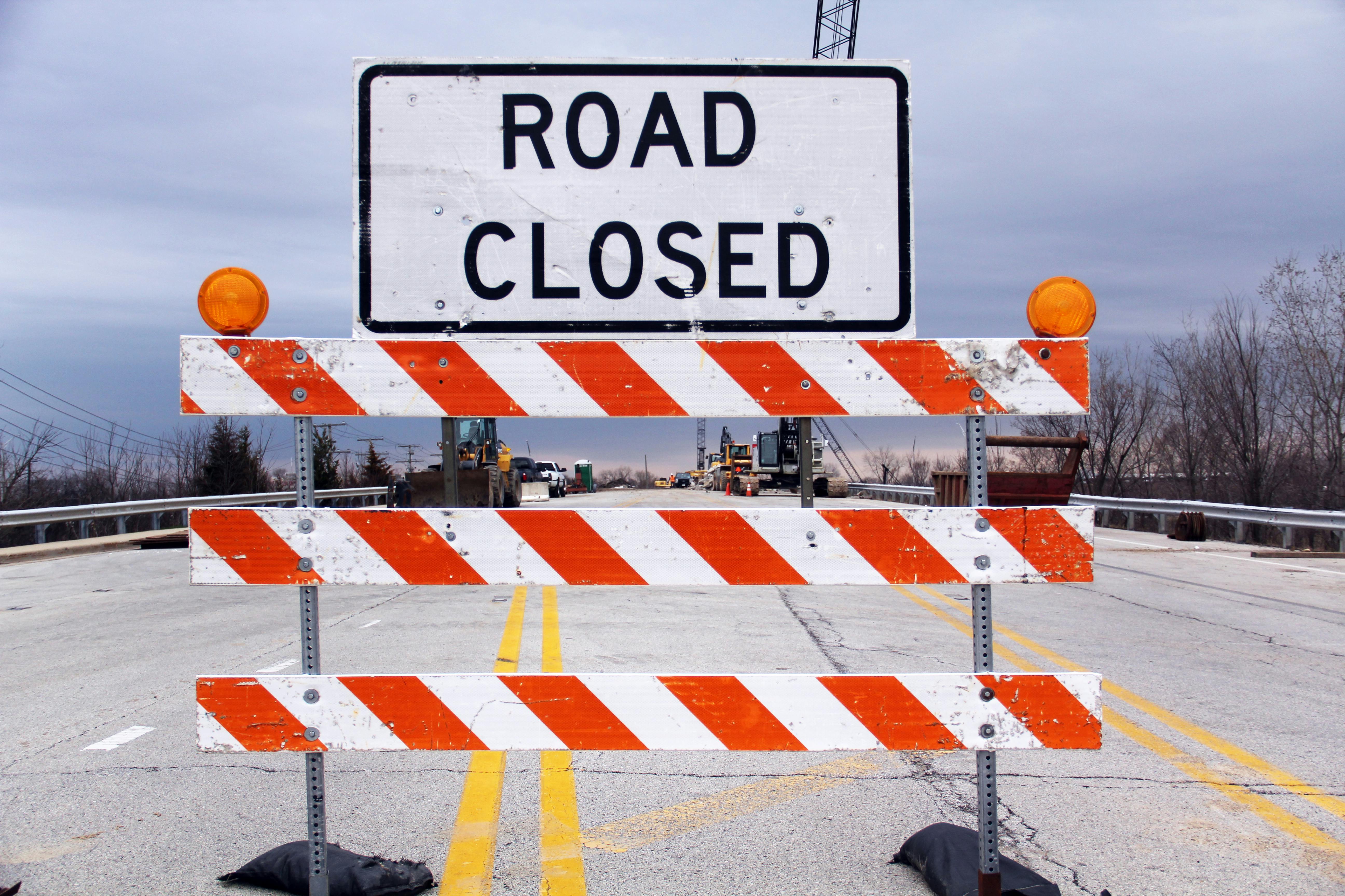 Road Closed Sign
