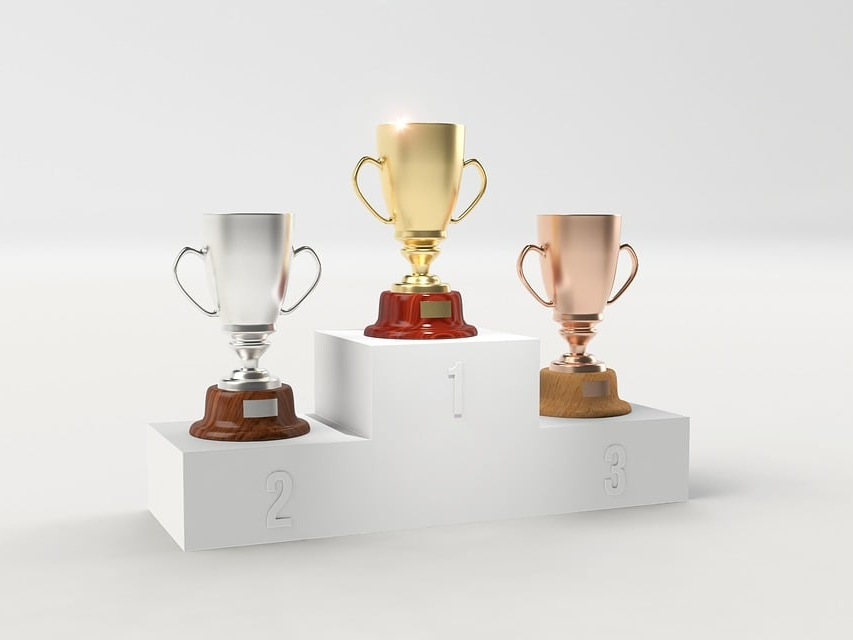 Trophies On Stand