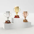Trophies On Stand
