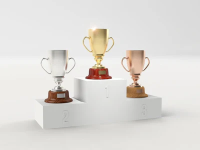 Trophies On Stand