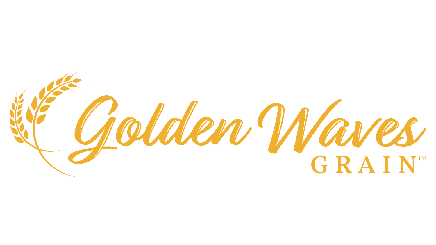 Golden Waves Grain Logo