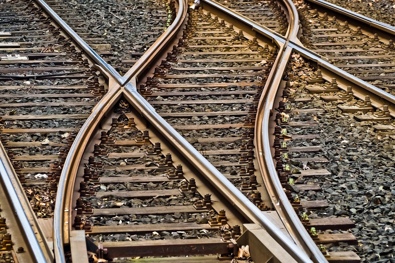 Railroad Track Crossing Pixabay
