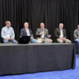 Panelists presenting at the GEAPS Exchange Innovation Station The Intersection of Grain Operations and Grain Merchandising.