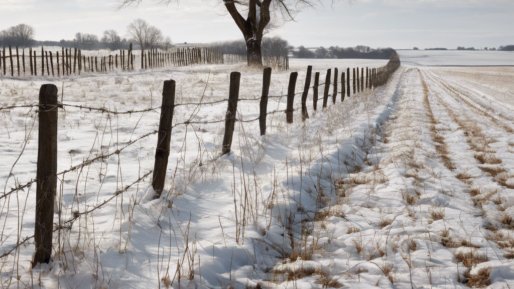 Snow Covered Farm