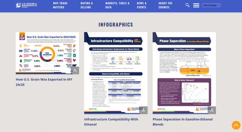 Agricultural Export Infographics