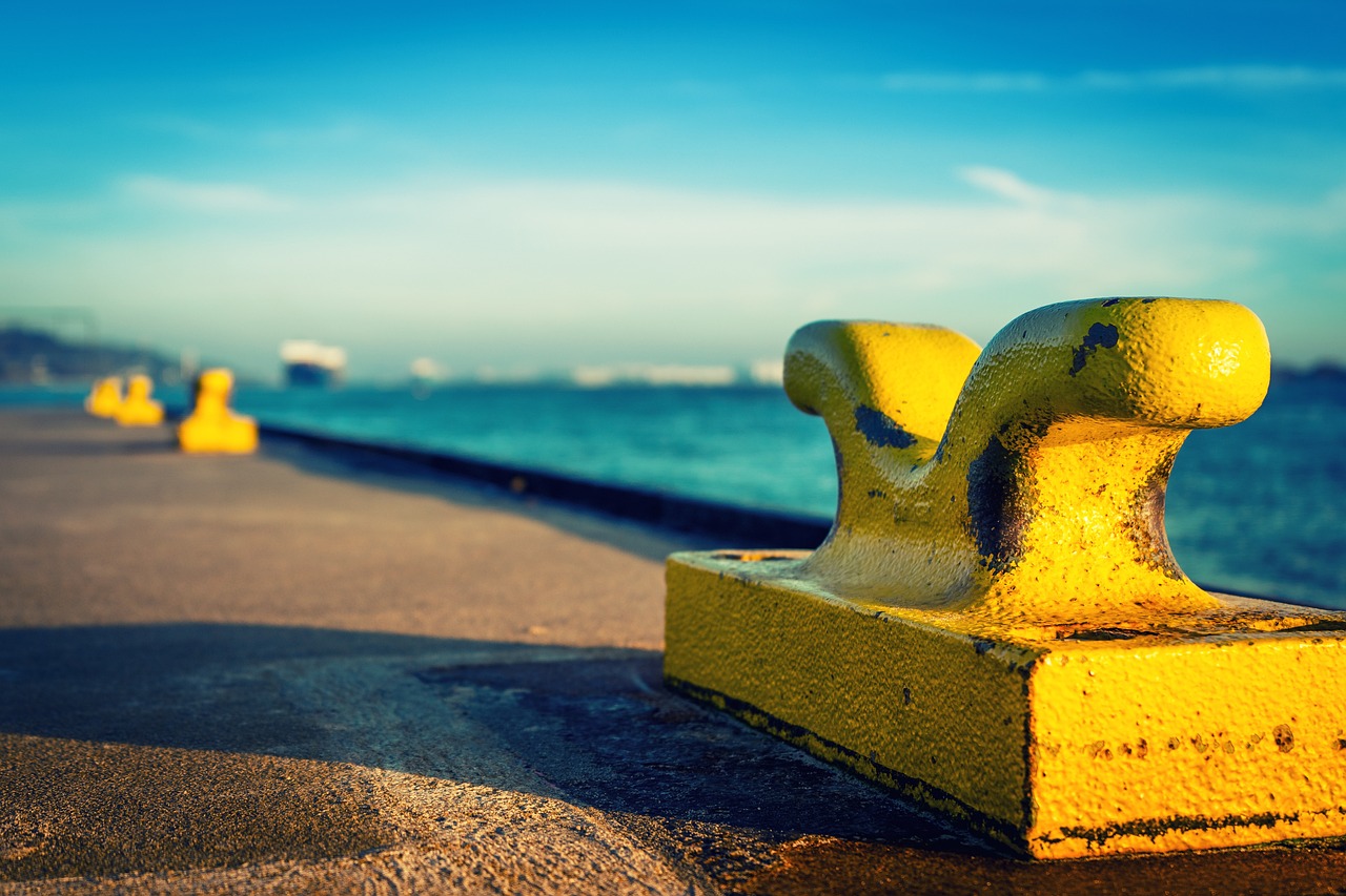 Bollard Port Over Water