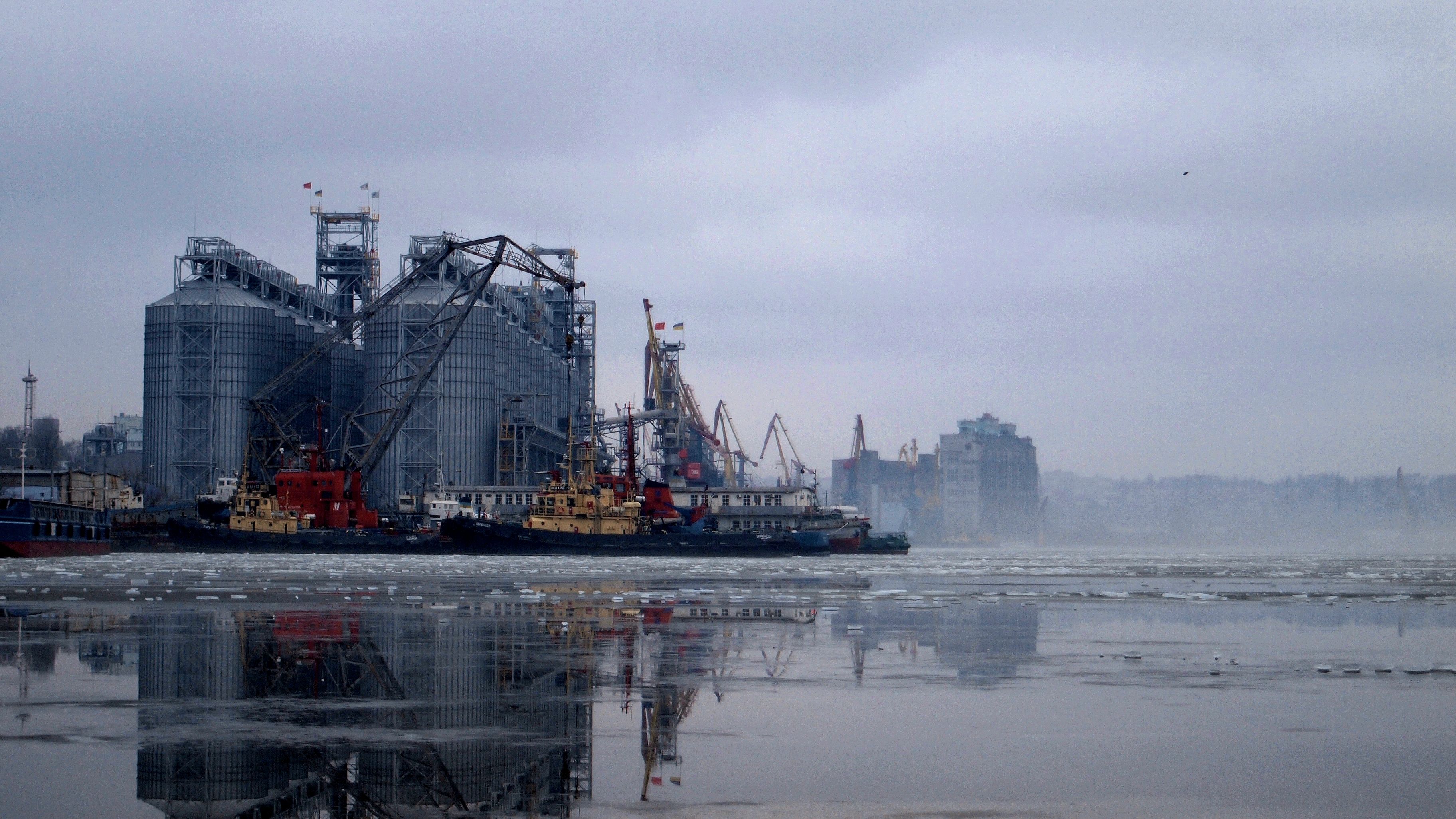 Grain Facility On Black Sea
