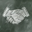 Shaking Hands Chalkboard Geralt Pixabay