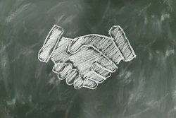 Shaking Hands Chalkboard Geralt Pixabay