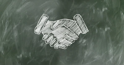 Shaking Hands Chalkboard Geralt Pixabay