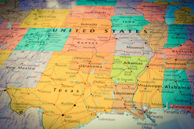 Southern Us Map