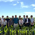 The U.S. Grains & BioProducts Council (USGBC) recently led a group of Japanese feed industry leaders and journalists to Nebraska and Iowa to showcase the sustainable production practices of U.S. corn. Pictured with the team at a farm in Nebraska are USGBC Program and Administrative Manager Michiyo Hoshizawa (front, fourth from left); USGBC Director in Japan Tommy Hamamoto (rear, third from left); and USGBC Director of Global Sustainability Carlos F. Suárez (rightmost).