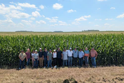 U.S. Grains & BioProducts Council (USGBC) Marketing Specialist for Latin America Angelica Ríos (fourth from left) escorted a group of Central American and Caribbean nutritionists to Minnesota last week to reinforce their technical knowledge and comfort with U.S. corn co-products.