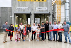 MPS Egg Farms celebrates the grand opening of its new Strauss Feed Mill in North Manchester, Indiana, with a ribbon cutting.