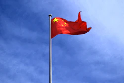 Chinese Flag Against Sky Pixabay