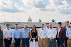 The U.S. Grains & BioProducts Council (USGBC) recently escorted a team of Guatemalan energy and transportation leaders to the U.S. to support the country’s upcoming E10 blending program. USGBC Latin America Ethanol Strategy Lead Federico Salcedo (second from right) is pictured with the team at the Council’s Washington, D.C. headquarters.