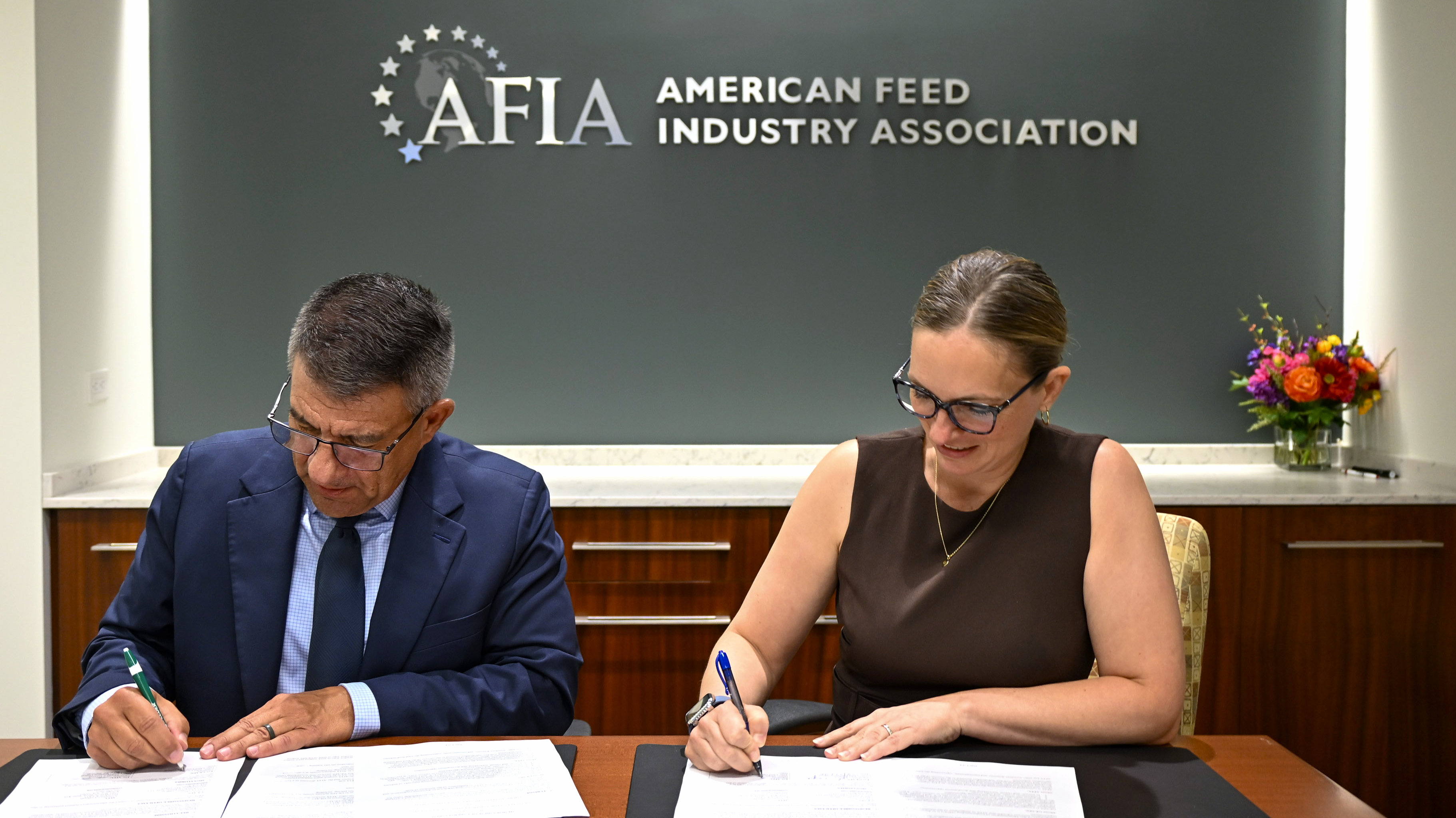 Afia Geaps Mou Signing Sitting