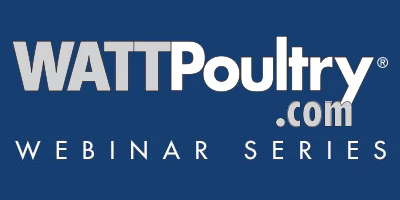 WATT Poultry webinar series logo on navy background
