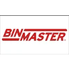 Bin Master logo in red and white with stylized italic text and horizontal lines