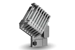 Industrial pneumatic actuator system with multiple parallel cylinders in fanned arrangement