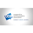 Cooperative Communicators Association logo featuring blue speech bubble with 'cca' text and tagline 'Connect. Create. Achieve.'