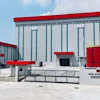 Norel Nutrition Malaysia manufacturing facility with red-roofed industrial building and white corrugated walls