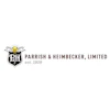 Parrish & Heimbecker, Limited logo featuring shield emblem with sun, established 1909