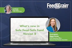 Feed&Grain Chat webinar featuring Megan Provost on Safe Feed/Safe Food Version 8 updates, hosted by Elise Schafer